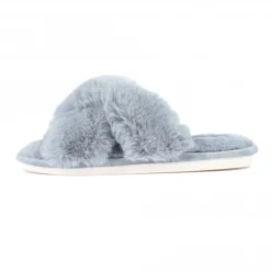 LUNAR Leticia Dark Grey Crossover Slipper -Elle Shoes Shop leticia dark grey crossover slipper p4952 295017 medium