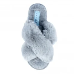 LUNAR Leticia Dark Grey Crossover Slipper -Elle Shoes Shop leticia dark grey crossover slipper p4952 295020 medium