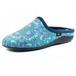 LLB Ivana Blue Mule Slipper -Elle Shoes Shop llb ivana blue mule slipper p5153 302930 medium