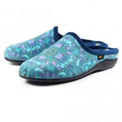 LLB Ivana Blue Mule Slipper -Elle Shoes Shop llb ivana blue mule slipper p5153 302933 medium