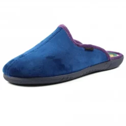 LLB Men's Hans Navy Mule Slipper -Elle Shoes Shop llb mens hans navy mule slipper p5155 302950 medium