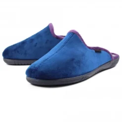 LLB Men's Hans Navy Mule Slipper -Elle Shoes Shop llb mens hans navy mule slipper p5155 302953 medium