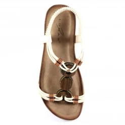 Lunar Adele White Sandal -Elle Shoes Shop lunar adele white sandal p5016 299166 medium