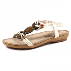 Lunar Adele White Sandal -Elle Shoes Shop lunar adele white sandal p5016 299184 medium