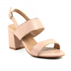 Lunar Aldora Pink Block Heel Sandal