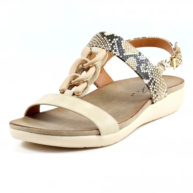 Lunar Bardon Beige Sandal 3 Lunar Bardon Beige Sandal - Image 3