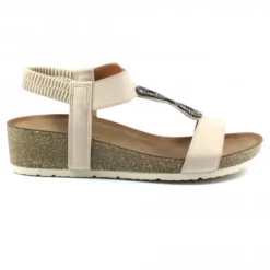 Lunar Barwell Beige Sandal 10 Lunar Barwell Beige Sandal -Elle Shoes Shop lunar barwell beige sandal p5658 340403 medium