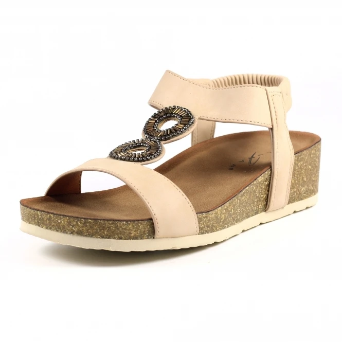 Lunar Barwell Beige Sandal 4 Lunar Barwell Beige Sandal - Image 4