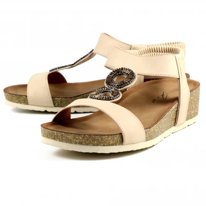 Lunar Barwell Beige Sandal 7 Lunar Barwell Beige Sandal - Image 7