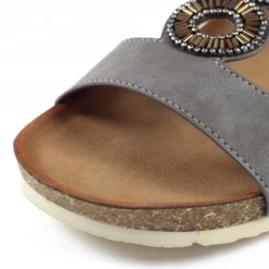 Lunar Barwell Grey Sandal -Elle Shoes Shop lunar barwell grey sandal p5659 340461 medium