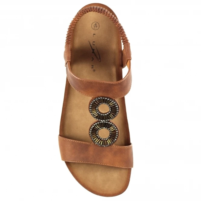 Lunar Barwell Tan Sandal 5 Lunar Barwell Tan Sandal - Image 5