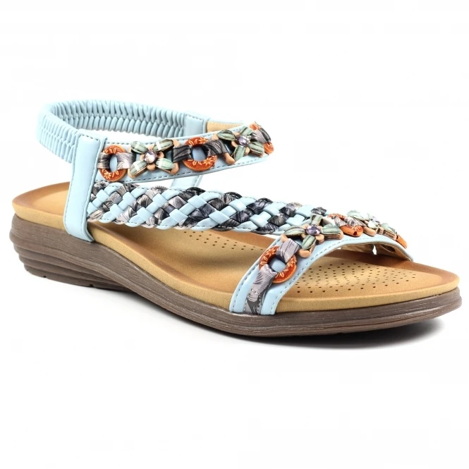 Lunar Belsay Lt Blue Sandal 1 Lunar Belsay Lt Blue Sandal