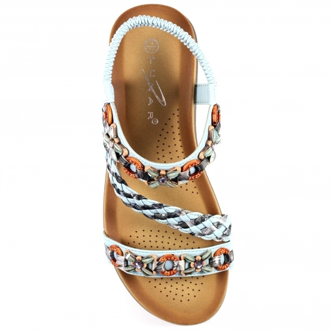 Lunar Belsay Lt Blue Sandal 5 Lunar Belsay Lt Blue Sandal - Image 5