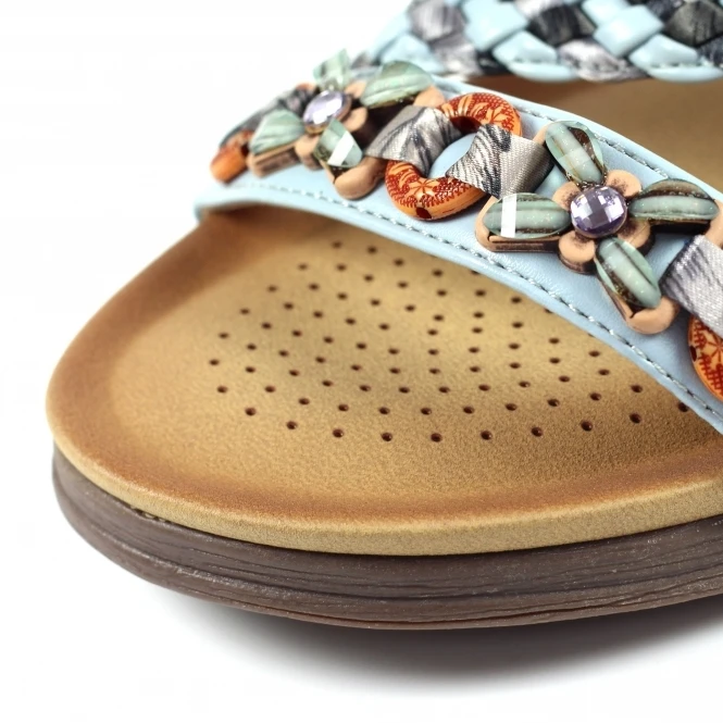 Lunar Belsay Lt Blue Sandal 6 Lunar Belsay Lt Blue Sandal - Image 6