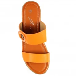 Lunar Bernie Orange Sandal -Elle Shoes Shop lunar bernie orange sandal p5575 335855 medium