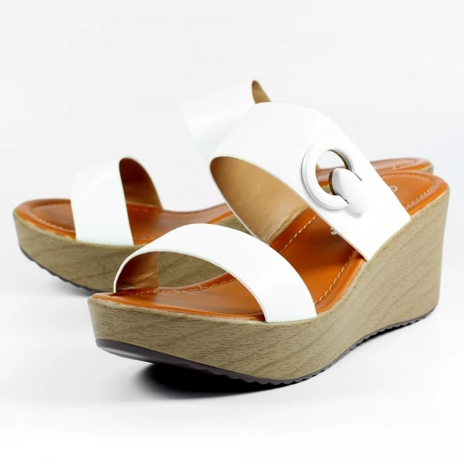 Lunar Bernie White Sandal 6 Lunar Bernie White Sandal - Image 6