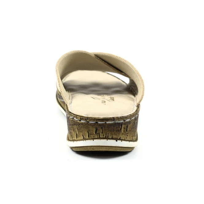 Lunar Biarritz Beige Leather Shoe 5 Lunar Biarritz Beige Leather Shoe - Image 5