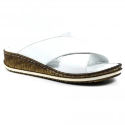 Lunar Biarritz White Leather Shoe