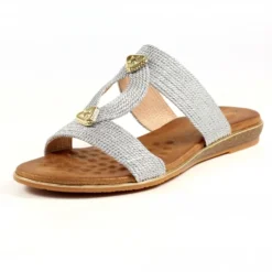 Lunar Calow Silver Sandal -Elle Shoes Shop lunar calow silver sandal p5646 339888 medium