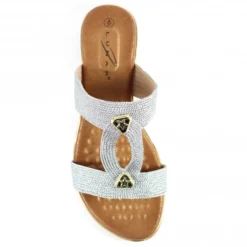 Lunar Calow Silver Sandal -Elle Shoes Shop lunar calow silver sandal p5646 339892 medium