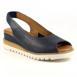 Lunar Canterbury Navy Slingback Sandal