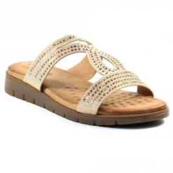 Lunar Chavez Gold Sandal
