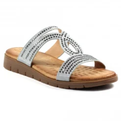 Lunar Chavez Silver Sandal