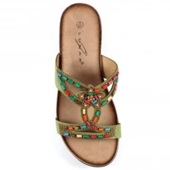 Lunar Chill Khaki Sandal -Elle Shoes Shop lunar chill khaki sandal p5665 340696 medium