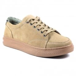 Lunar Citadel Beige Suede Trainer