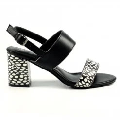 Lunar Darla Black Block Heel Sandal -Elle Shoes Shop lunar darla black block heel sandal p5772 345384 medium