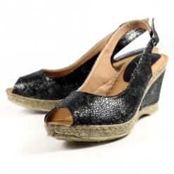 Lunar Doretta Black Wedge Sandal 13 Lunar Doretta Black Wedge Sandal -Elle Shoes Shop lunar doretta black wedge sandal p5767 345352 medium
