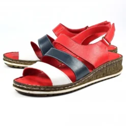 Lunar Eva Red Leather Sandal -Elle Shoes Shop lunar eva red leather sandal p5144 302489 medium