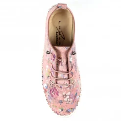 Lunar Exbury Pink Leather Plimsoll 14 Lunar Exbury Pink Leather Plimsoll -Elle Shoes Shop lunar exbury pink leather plimsoll p5053 300330 medium