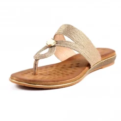 Lunar Ezra Rose Gold Sandal -Elle Shoes Shop lunar ezra rose gold sandal p5648 339996 medium