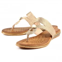 Lunar Ezra Rose Gold Sandal -Elle Shoes Shop lunar ezra rose gold sandal p5648 339999 medium