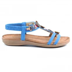 Lunar Feast Blue Sandal -Elle Shoes Shop lunar feast blue sandal p5669 340907 medium