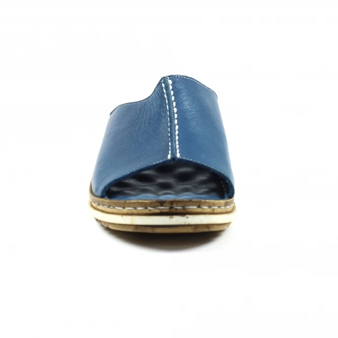 Lunar Harmony Blue Leather Sandal 3 Lunar Harmony Blue Leather Sandal - Image 3