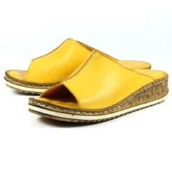 Lunar Harmony Yellow Leather Sandal -Elle Shoes Shop lunar harmony yellow leather sandal p5137 302443 medium