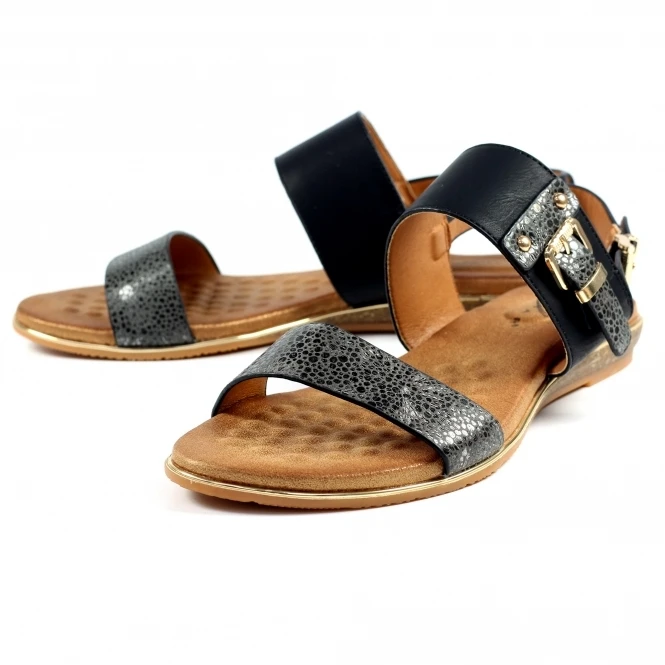 Lunar Horton Black Sandal 6 Lunar Horton Black Sandal - Image 6
