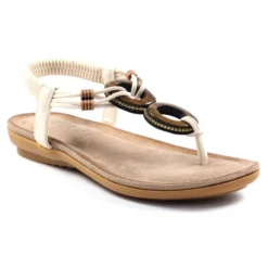 Lunar Leona White Sandal