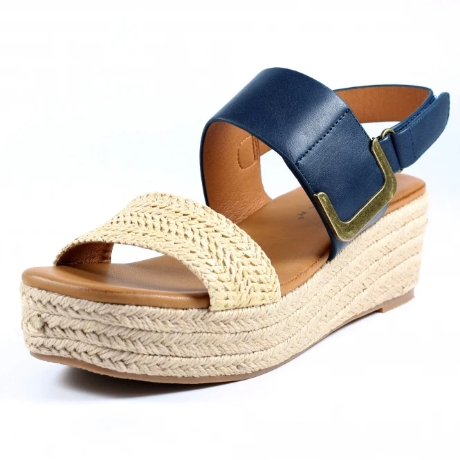 Lunar Logan Navy Sandal 4 Lunar Logan Navy Sandal - Image 4