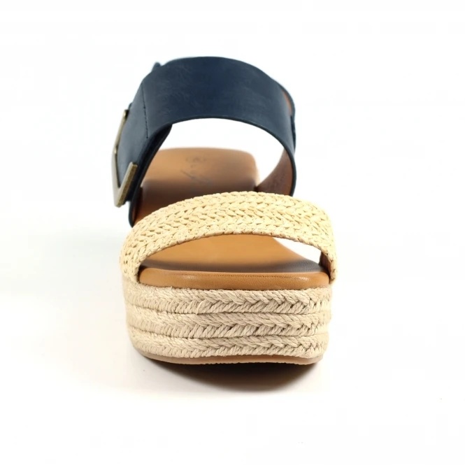 Lunar Logan Navy Sandal 5 Lunar Logan Navy Sandal - Image 5