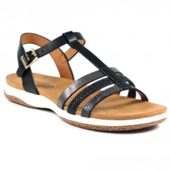 Lunar Malbec Black Sandal