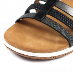 Lunar Malbec Black Sandal -Elle Shoes Shop lunar malbec black sandal p5926 355335 medium