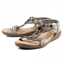 Lunar Malone Grey Sandal 13 Lunar Malone Grey Sandal -Elle Shoes Shop lunar malone grey sandal p5667 340803 medium