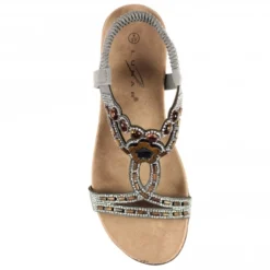 Lunar Malone Grey Sandal 14 Lunar Malone Grey Sandal -Elle Shoes Shop lunar malone grey sandal p5667 340804 medium