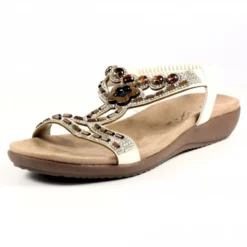 Lunar Malone White Sandal -Elle Shoes Shop lunar malone white sandal p5668 340854 medium