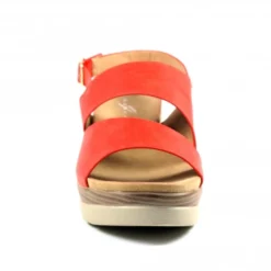 Lunar Misty Red Wedge Sandal -Elle Shoes Shop lunar misty red wedge sandal p5562 334661 medium