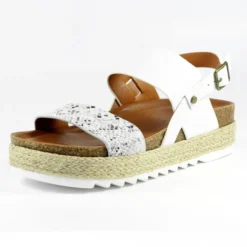 Lunar Nest White Sandal -Elle Shoes Shop lunar nest white sandal p5587 336445 medium