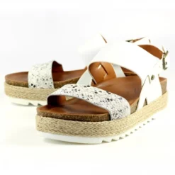 Lunar Nest White Sandal -Elle Shoes Shop lunar nest white sandal p5587 336448 medium